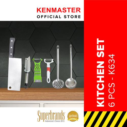 [EZM.2500739] Kitchen Suit Peralatan Dapur Set 6 Pcs / Set K634