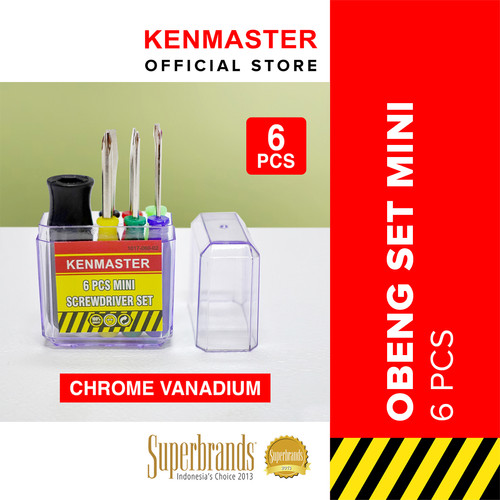 [EZM.2500852] Kenmaster Obeng Set mini 6 pcs