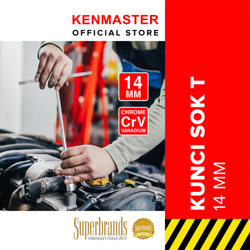 [EZM.2500869] Kenmaster Kunci Sok T 14MM CRV
