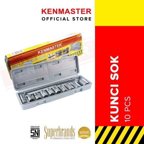 [EZM.2500872] Kenmaster Kunci Sok 10 Pcs