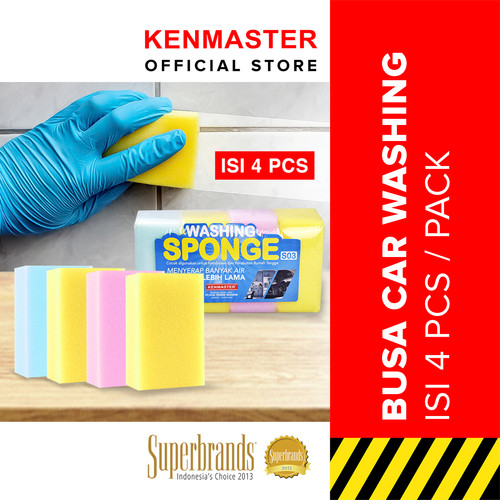 [EZM.2500880] Kenmaster Busa Car Washing Kotak - 4 Pc (S03)