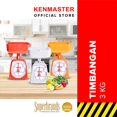 [EZM.2500884] Kenmaster Timbangan Kue Kapasitas 3Kg - Merah