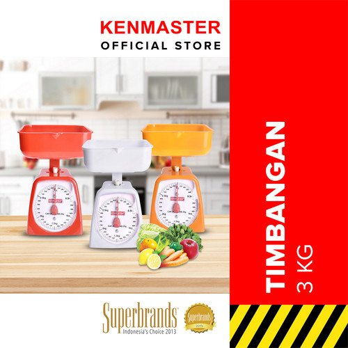 [EZM.2500886] Kenmaster Timbangan Kue Kapasitas 3 Kg - Orange