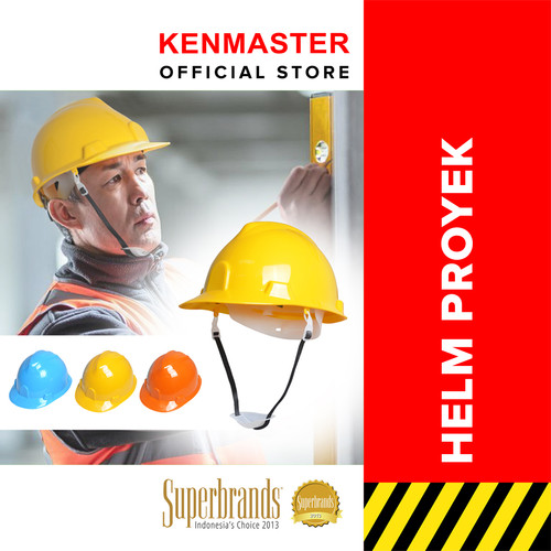 [EZM.2500907] HELM PROYEK + SPARE PART (BIRU)