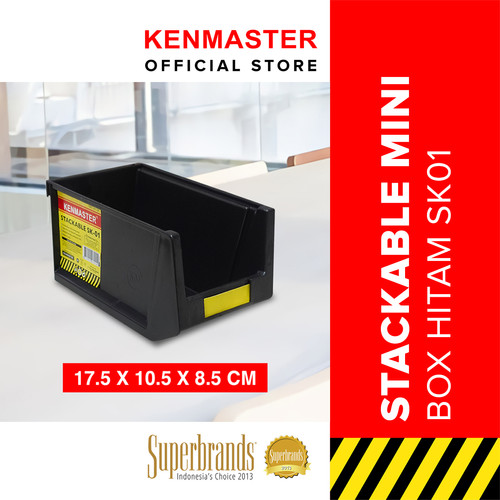 [EZM.2500919] Kenmaster Plastik Stackable Hitam SK01