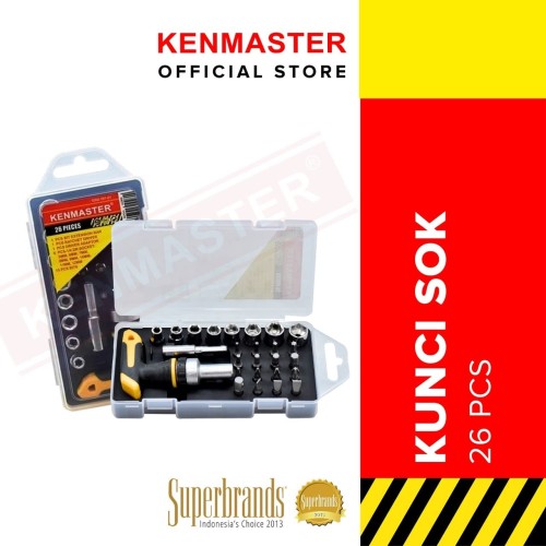 [EZM.2500930] Kenmaster Kunci Sok 26 Pcs