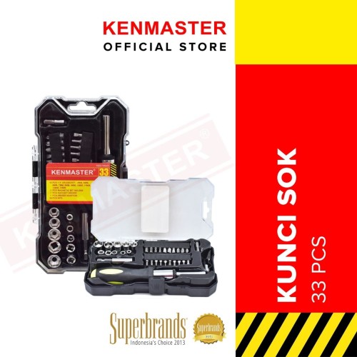 [EZM.2500931] Kenmaster Kunci Sok 33 Pcs