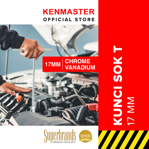 [EZM.2500945] Kenmaster Kunci Sok T 17 MM CRV