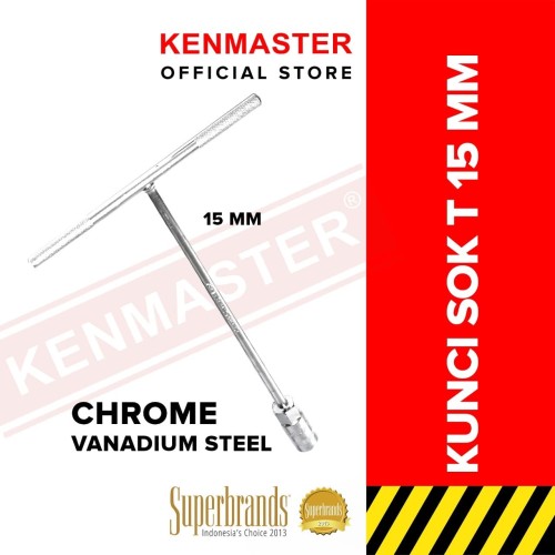 [EZM.2500946] Kenmaster Kunci Sok T 15MM CRV