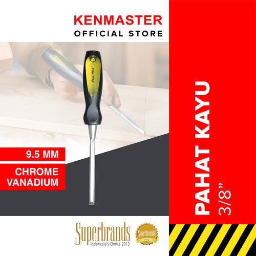[EZM.2501008] Sunflex Pahat Kayu 3/8" Gagang Transparan