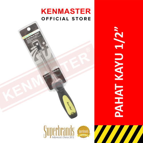 [EZM.2501009] Sunflex Pahat Kayu 1/2" Gagang Transparan