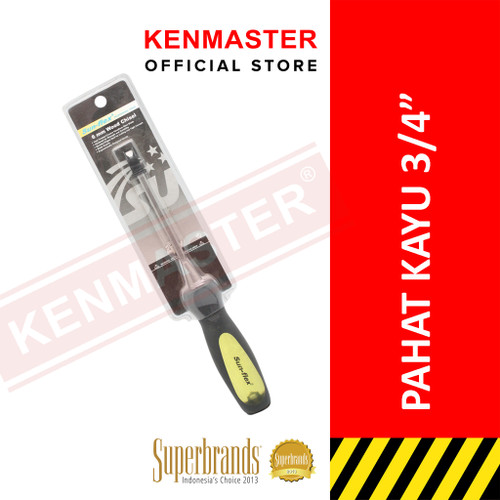[EZM.2501010] Sunflex Pahat Kayu 3/4" Gagang Transparan