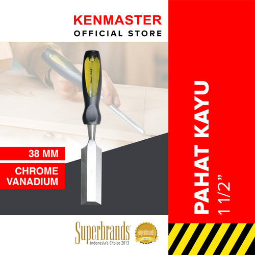 [EZM.2501013] Sunflex Pahat Kayu 1 1/2" Gagang Transparan