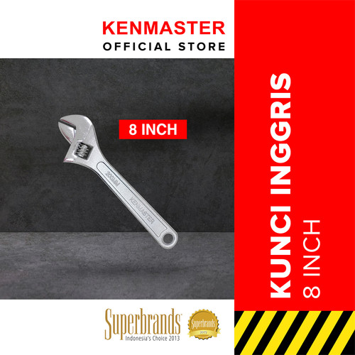 [EZM.2501071] Kenmaster Kunci Inggris 8"