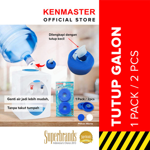 [EZM.2501086] Kenmaster Tutup Galon 2 pack (isi 4 pcs)