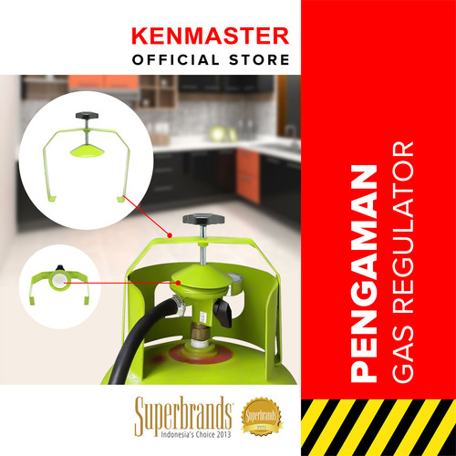 [EZM.2501107] Kenmaster Pengaman Regulator Tabung 3 kg - Hijau
