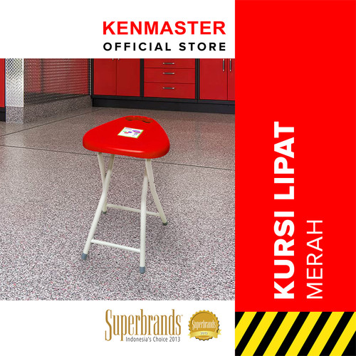[EZM.2501349] Kenmaster Kursi Lipat Merah