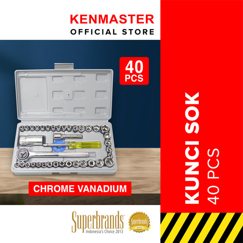 [EZM.2501113] Kenmaster Kunci Sok 40 Buah