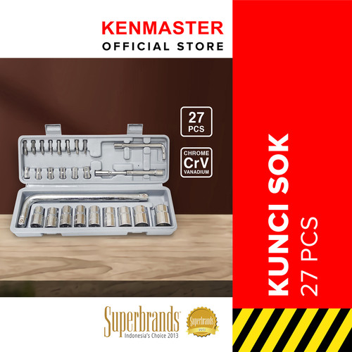 [EZM.2501115] Kenmaster Kunci Sok 27 Pcs