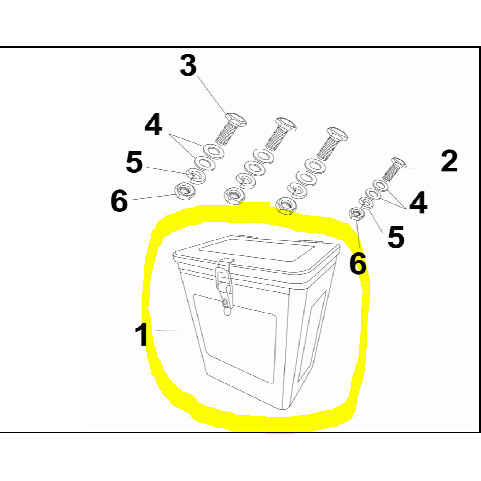 [EZM.1150096] Tool Box Viar Karya 300 cc