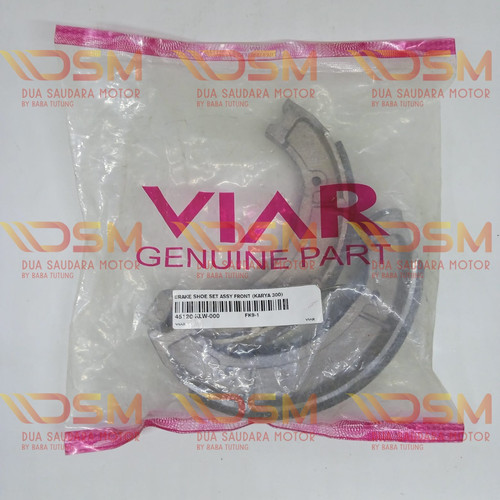 [EZM.1150114] Kampas Rem Depan Viar Karya 300 cc / Brake Shoe Set Assy Front Viar