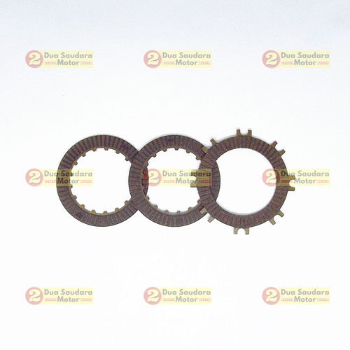 [EZM.1150238] Kampas Kopling Viar Karya Bit 100 cc Matic / Disk Clutch Friction Set