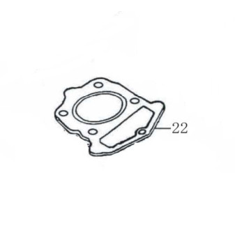[EZM.1150243] Paking Blok Atas Sepeda Motor Viar 200 cc Vix-R / Gasket Cylinder Head