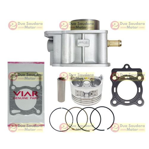 [EZM.1150280] Boring Set Silinder Blok Cylinder Block Set Viar Roda 3 Karya 200 cc